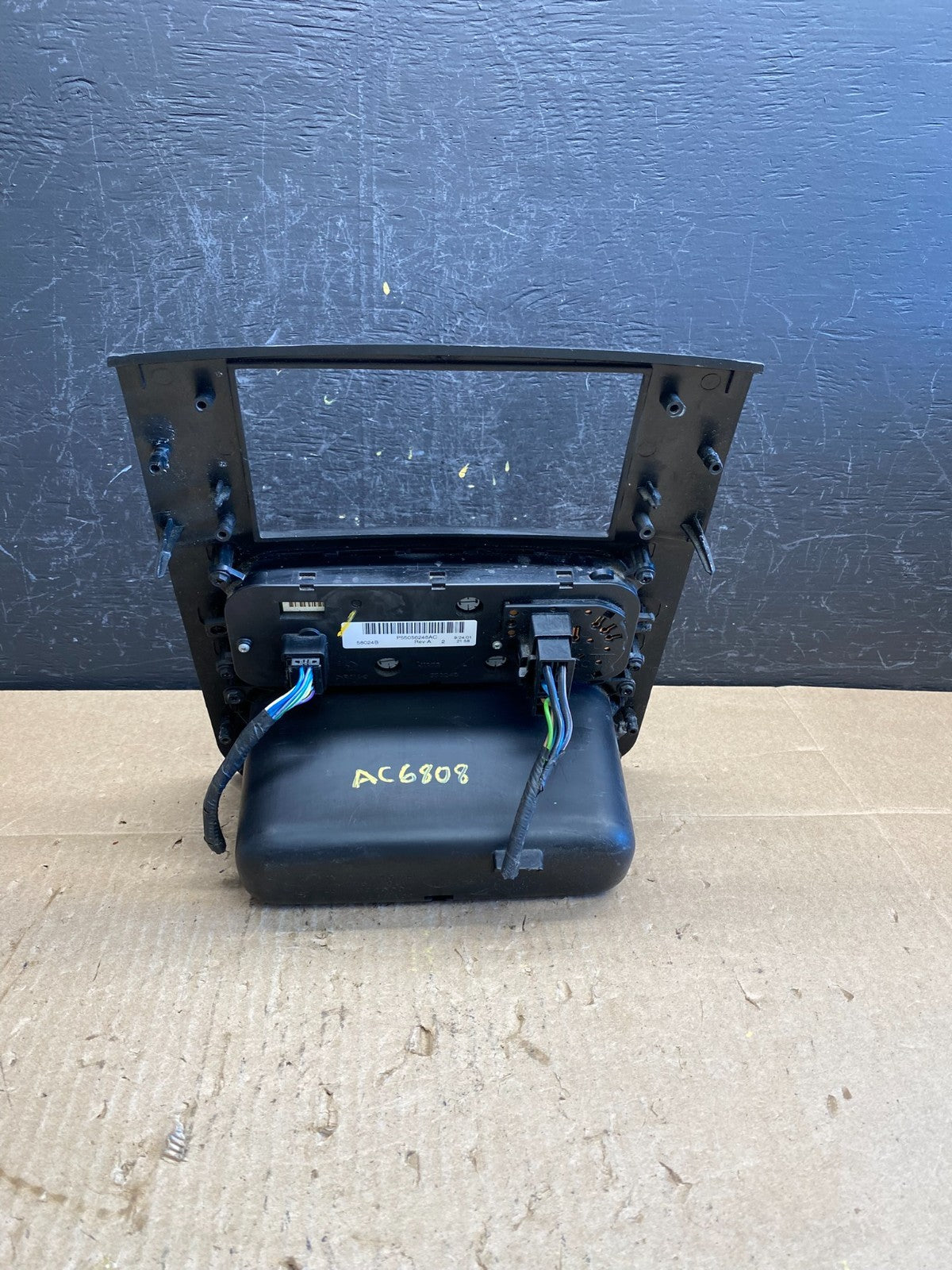 2002 to 2005 Dodge Ram Radio Climate Control Dash Bezel Trim AC6808 DG3