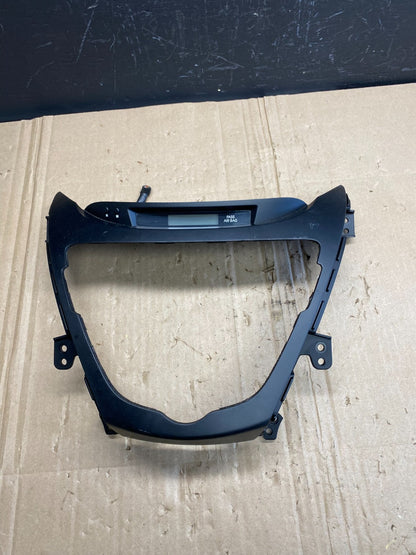 2011-2013 Hyundai Elantra Dash Radio Bezel Clock Display Trim OEM AB8943` DG0