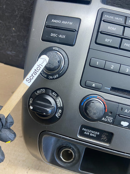 2008 to 2012 Nissan Armada Bose Radio CD Player A/C Climate Control OE ah5372 DG2