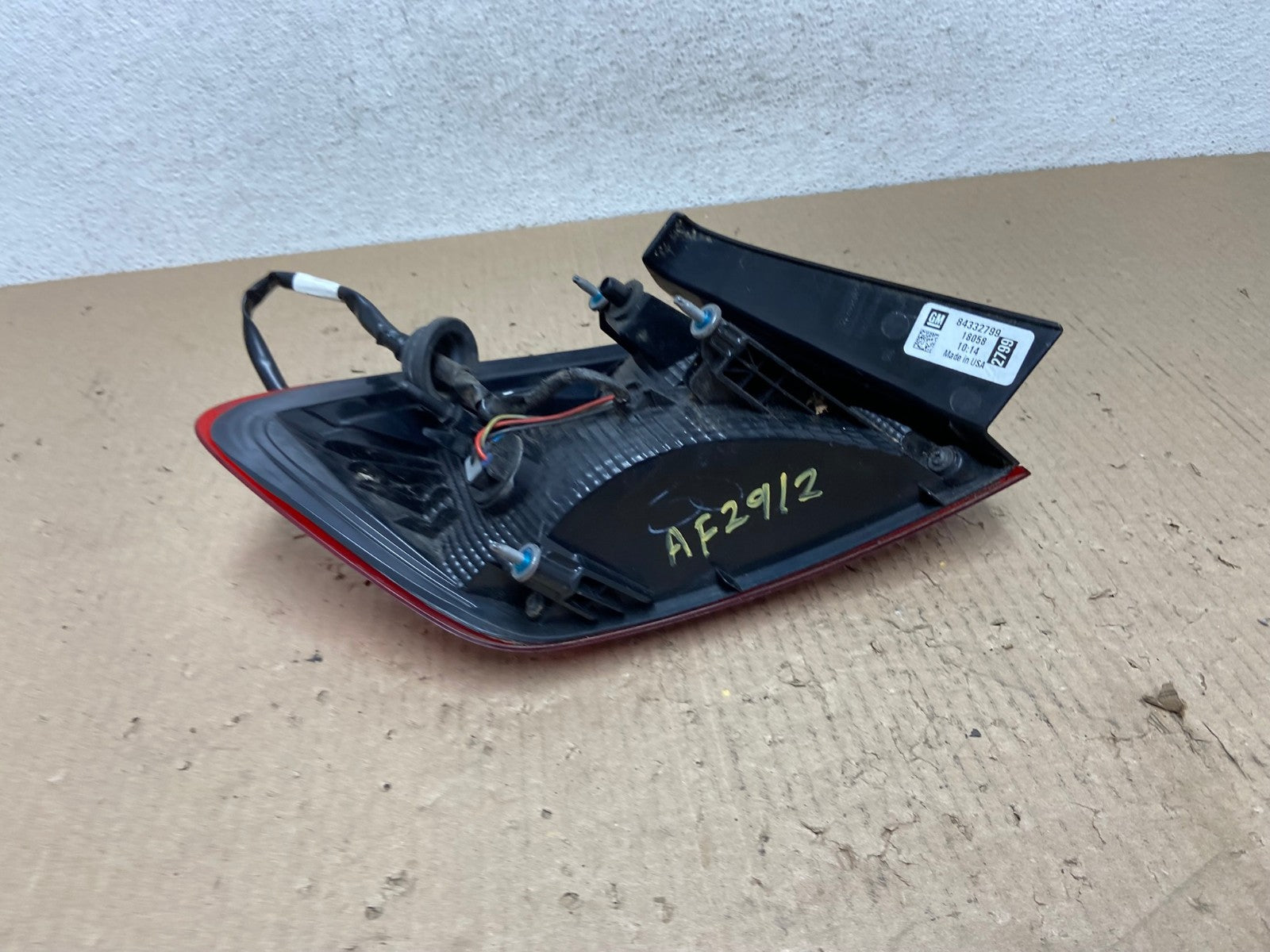2016 2017 2018 Chevrolet Cruze Right Passinger RH Tail Light AF2912 LK5
