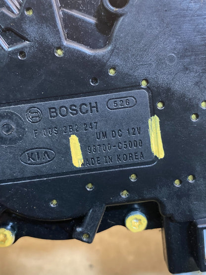 2016 - 2018 Kia Sorento Rear Glass Windshield Wiper Motor AF6884 DG6