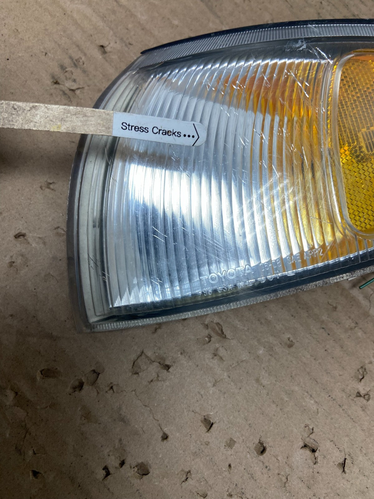 1995 to 1996 Toyota Camry Left Driver LH Side Turn Signal AB1466 DW4