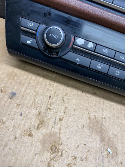 2011 to 2016 Bmw 528i Ac Heater Radio Panel Climate Control 9241241-01 Z9744 DG1