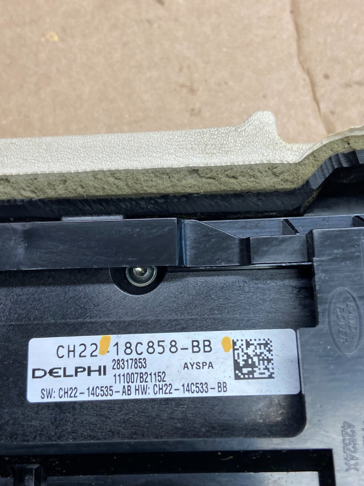2010-2013 Land Rover Range Rover Radio Media Infotainment Controls AF1820 DG5
