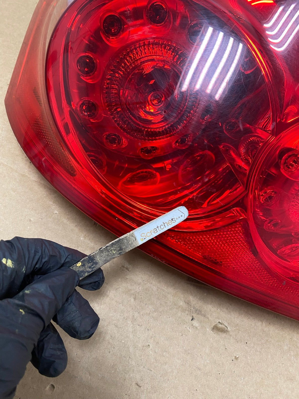 2007 to 2013 Infiniti G35 G37 Sedan Left Driver LH Side Tail Light AH8228 LK5