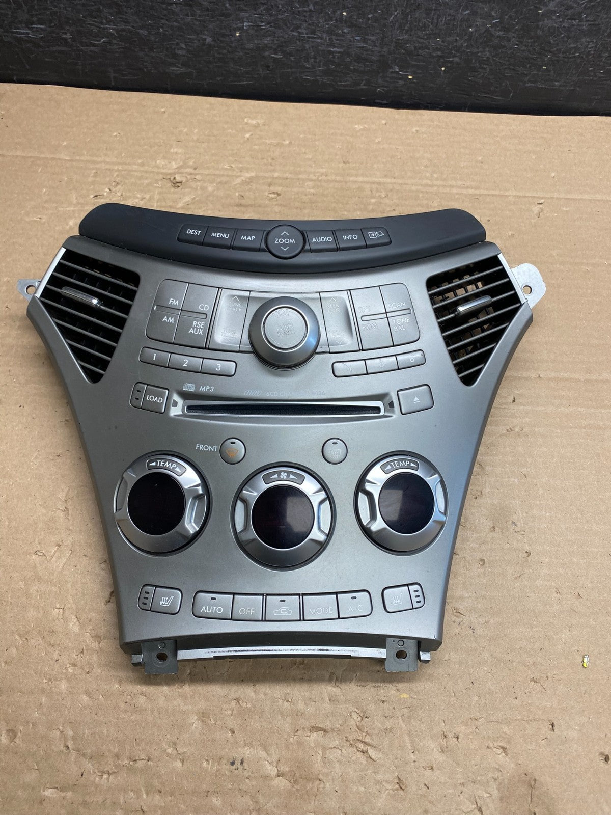 2006-2009 Subaru Tribeca Radio CD Player Climate Control Bezel Panel AG6424 DG0