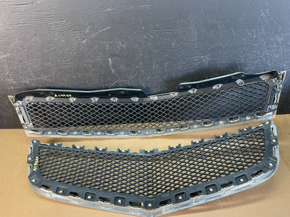 2009-2012 Chevrolet Traverse Chrome Upper Lower Grill Grille Set AC9955 DG3