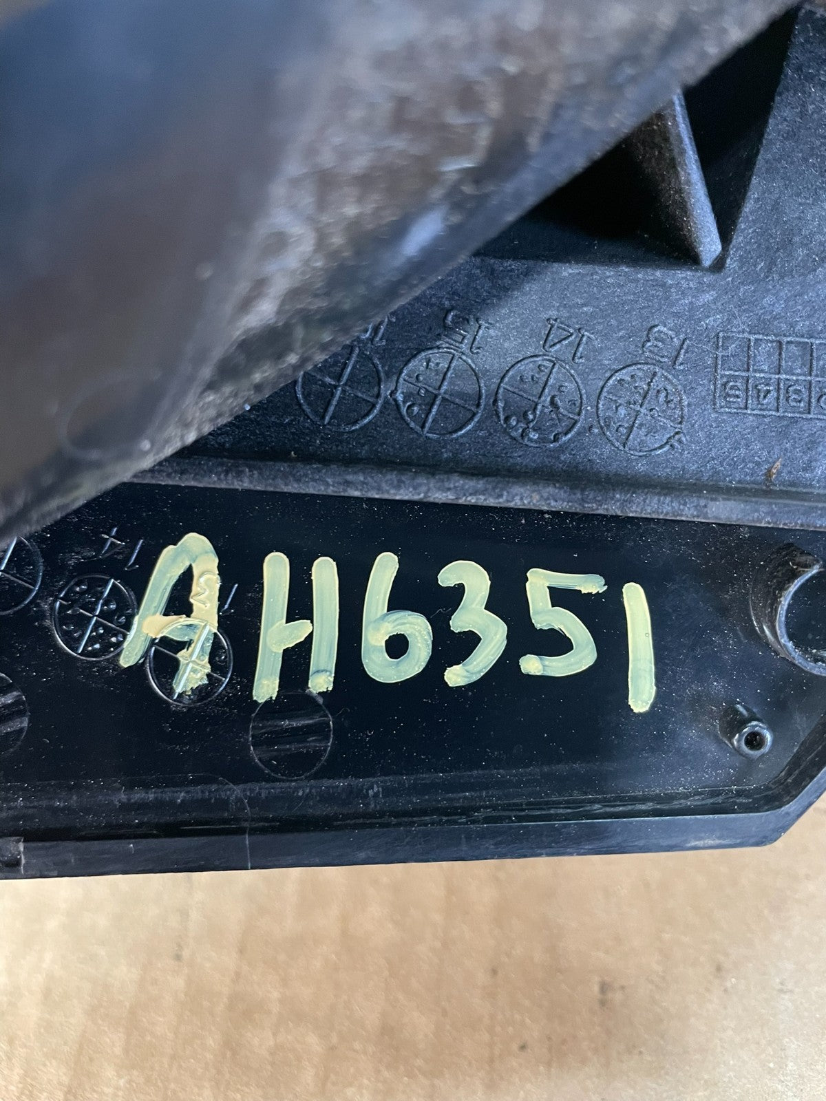2013 to 2016 Hyundai Elantra Right Passenger RH View Door Mirror AH6351 DG9