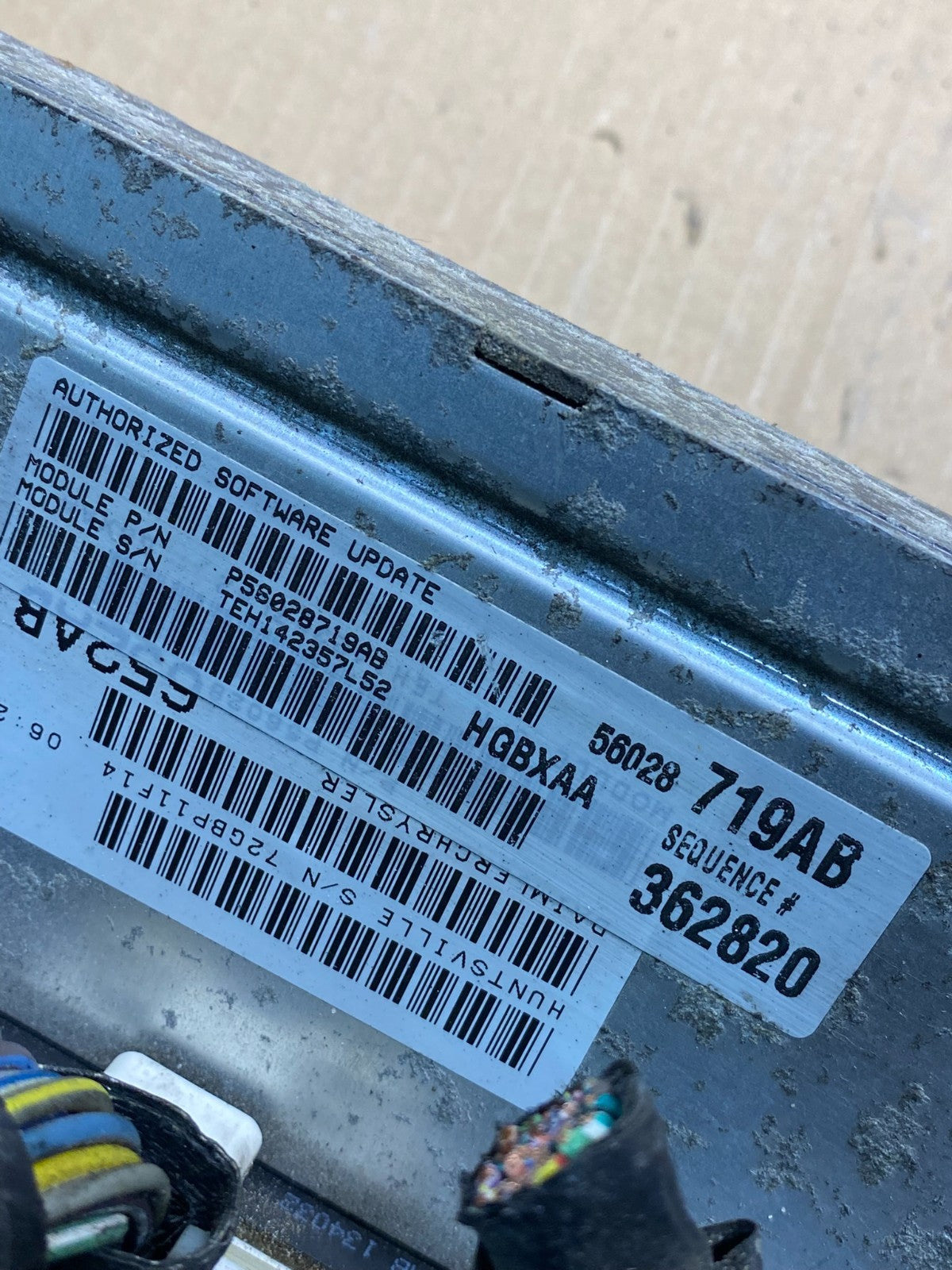 2003 Dodge Dakota 3.9L Engine Computer Module ECM ECU Unit AH7342 DG2