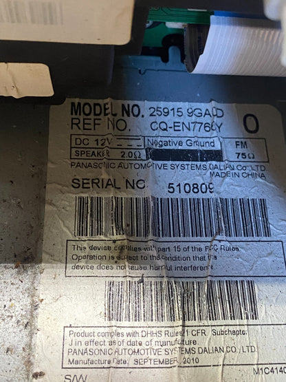 2008 2012 Nissan Pathfinder Radio A/C Heat Temperature Climate Control AC7096 DG5
