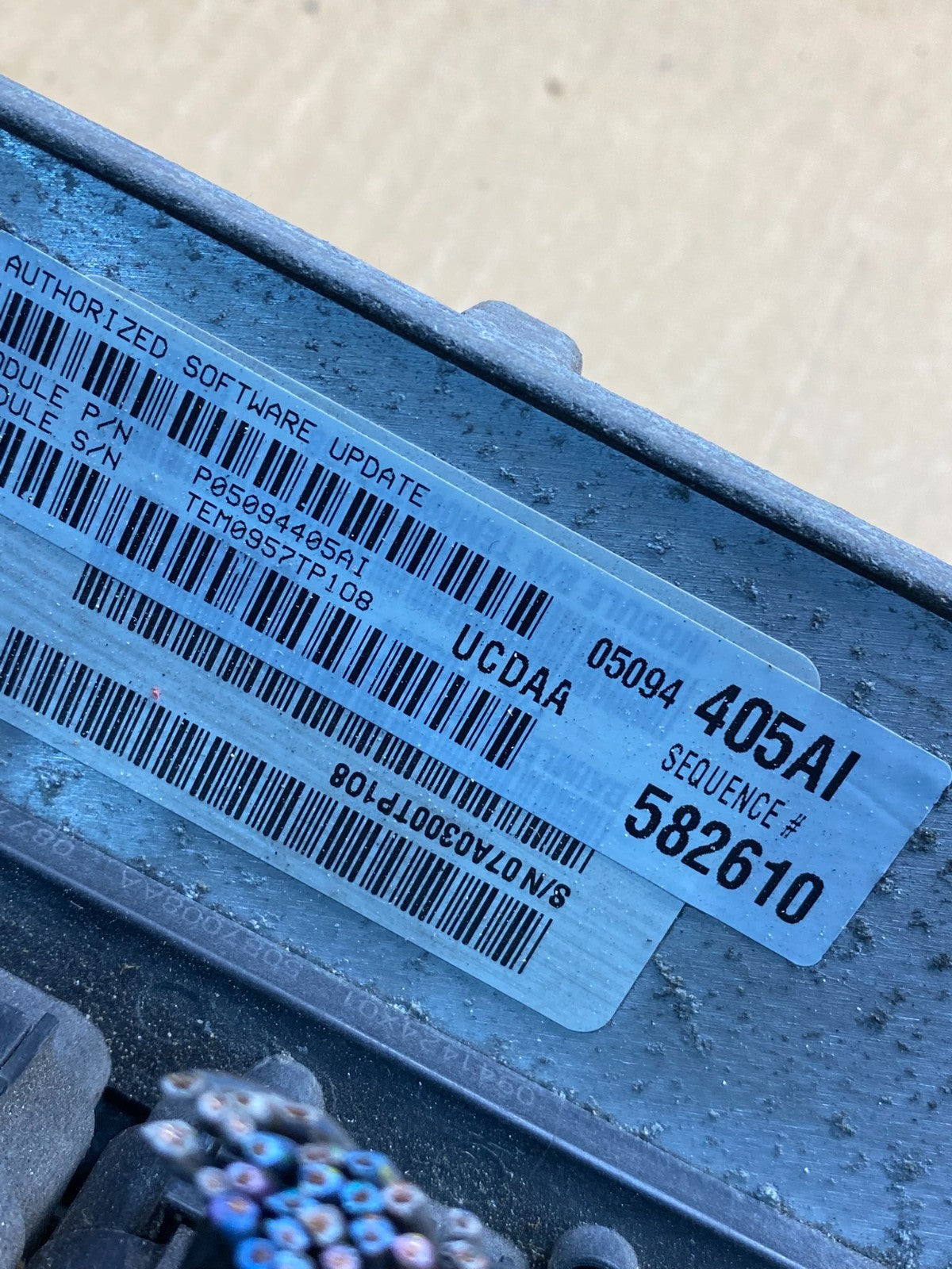 2007 Dodge RAM 1500 5.7L ECU ECM Engine Control Computer p05094405ai AI9865 DW2