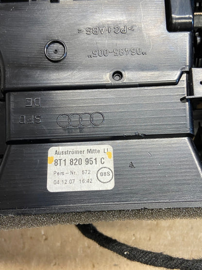 2009 to 2012 Audi A4 Center Dashboard Air Vent AH3551 DG4