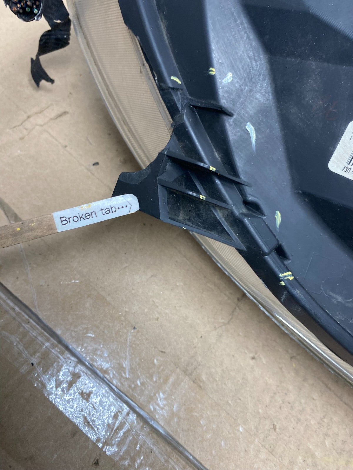 Sedan 2010 2011 2012 Nissan Altima Left Driver Side Headlight AE6877 DW6