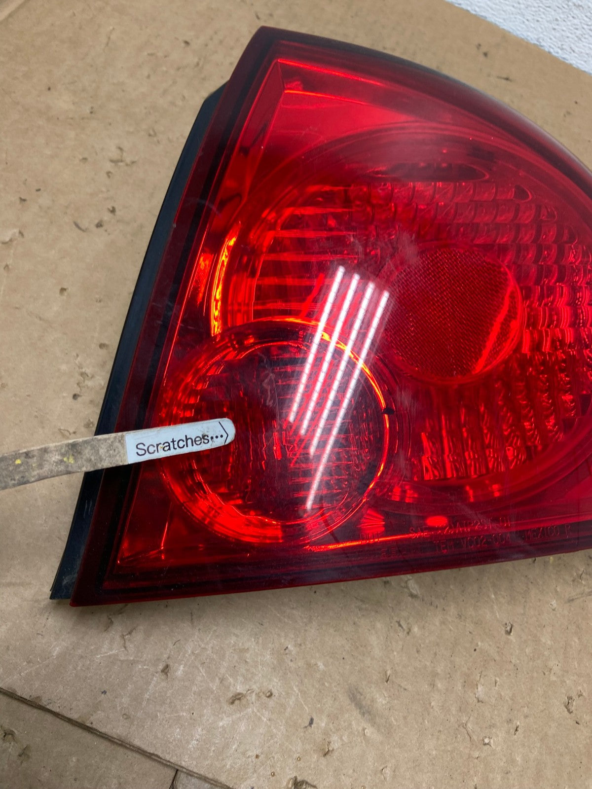 2004 2005 2006 Nissan Sentra Right Passenger Rh Side Tail Light AD3289 LK3