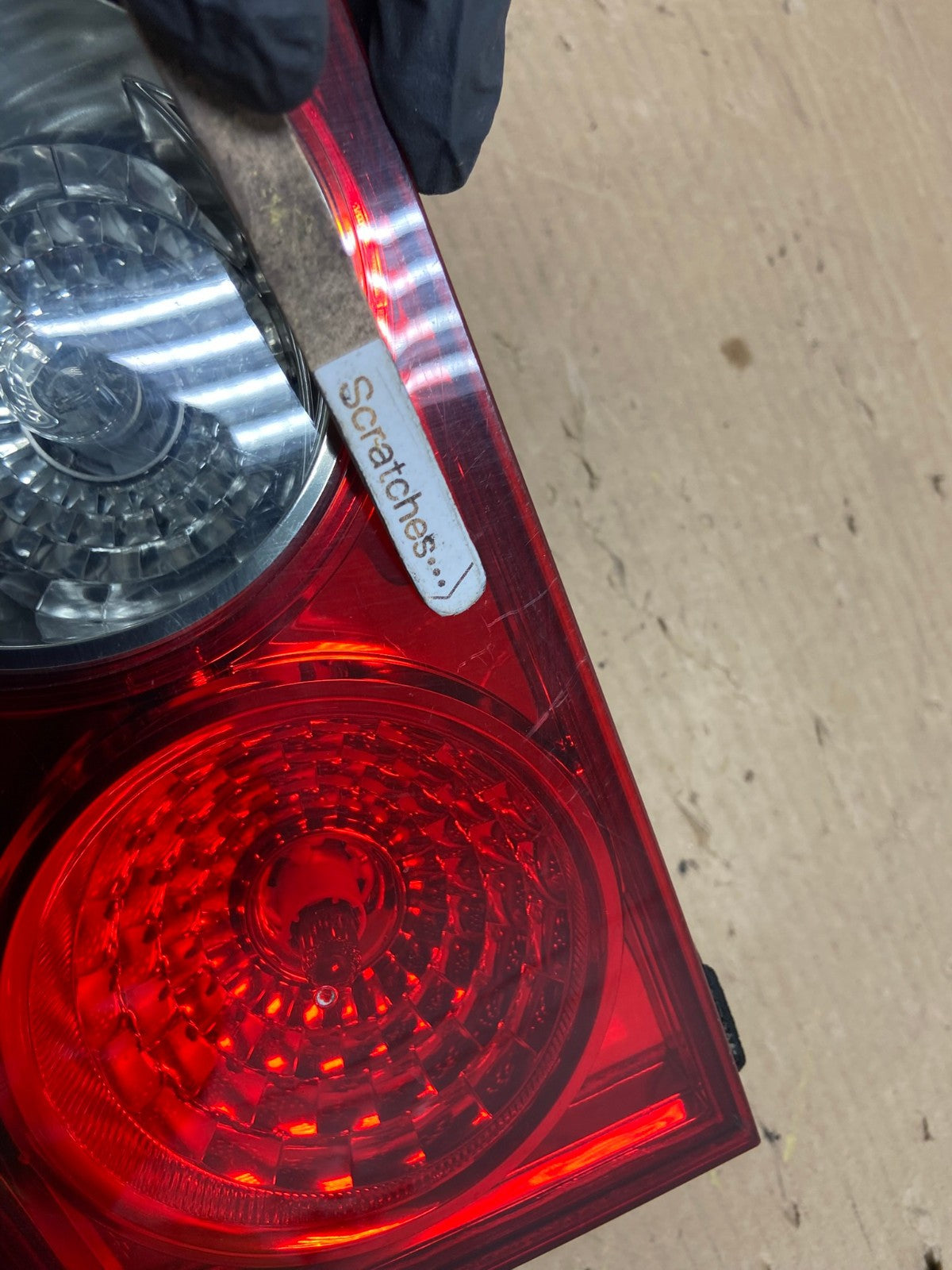2006 to 2008 Acura TSX Right Passenger Rh Tail Light inner AG8224 LK3