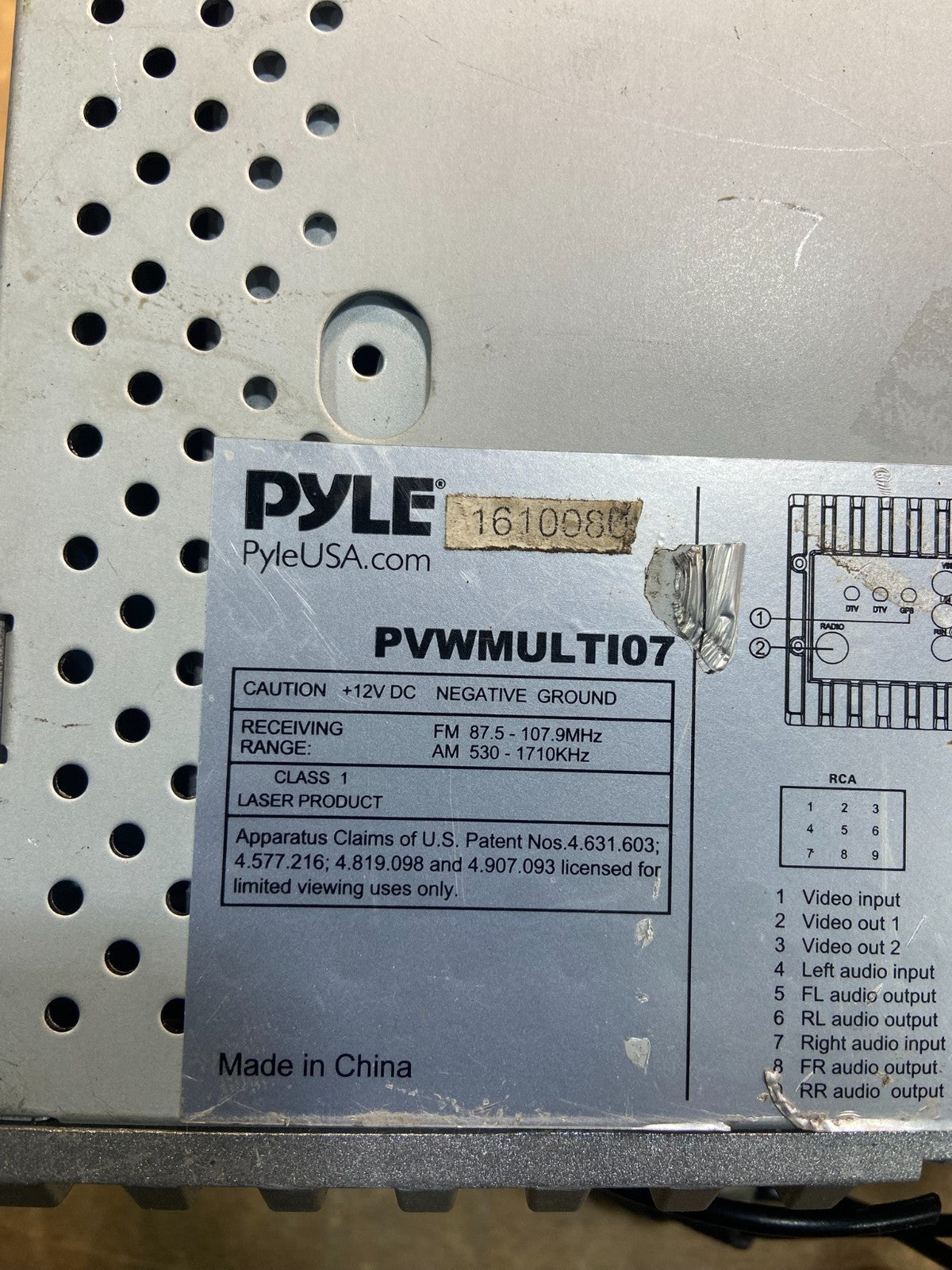 2009 Volkswagen CC System GPS Navigation Pyle PVWMULTI07 Aftermarket Y4041 PS7