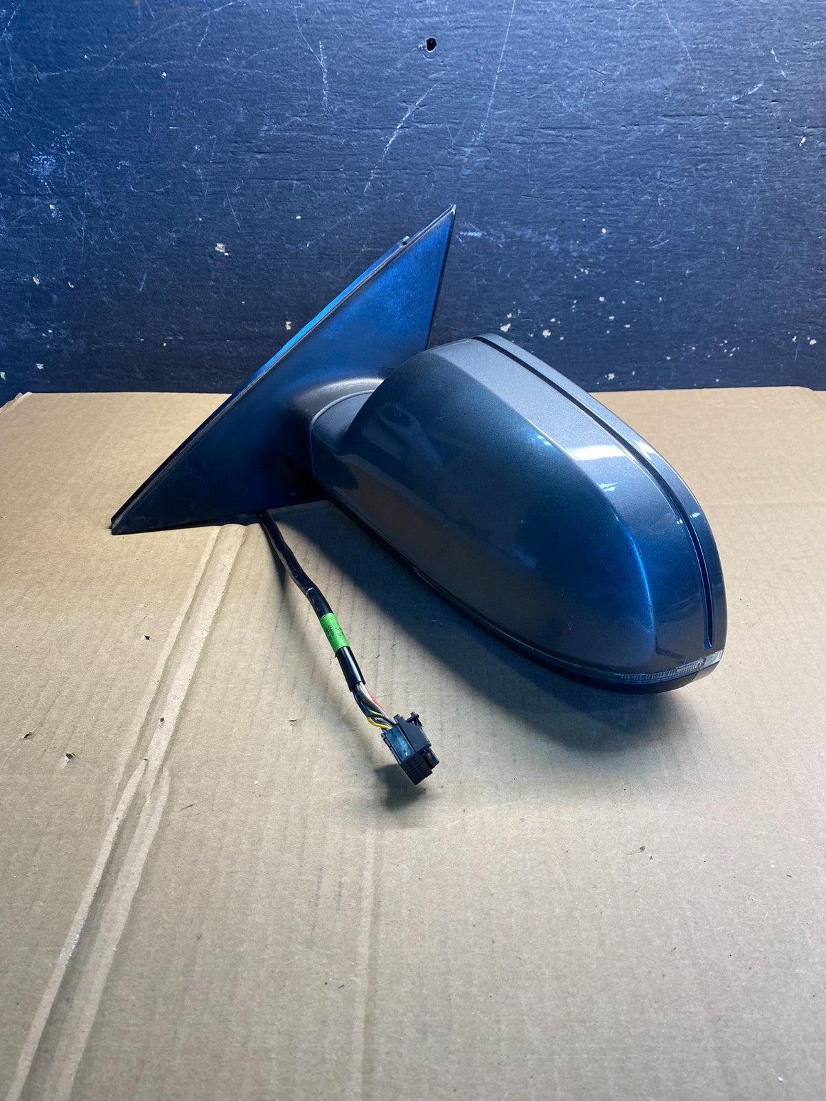 2009 to 2014 Audi A4 Left Driver LH Side View Door Turn Signal Mirror AB0798 MS2