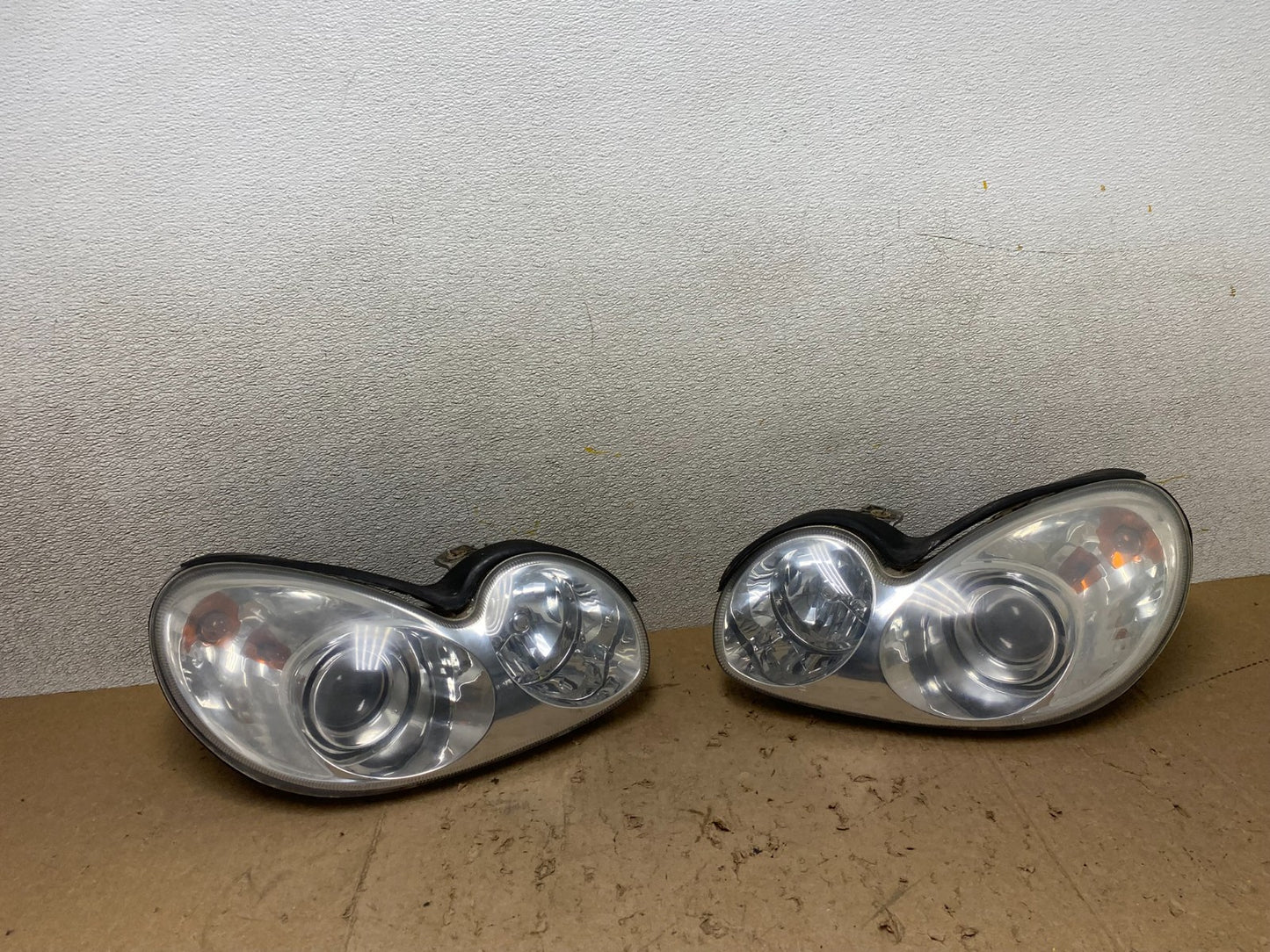 2002 - 2005 Hyundai Sonata Left+Right Headlights Halogen Oem X2609 DW0