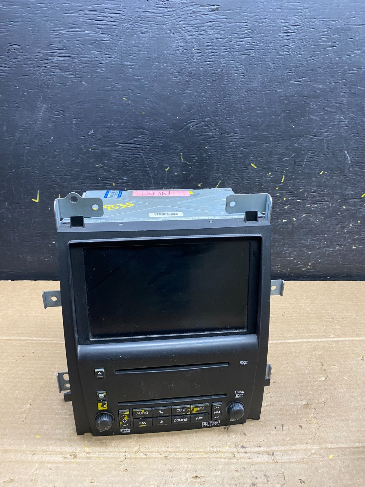 2007-2009 Cadillac Escalade Radio CD DVD GPS Navigation Screen Display Z7454 DG0