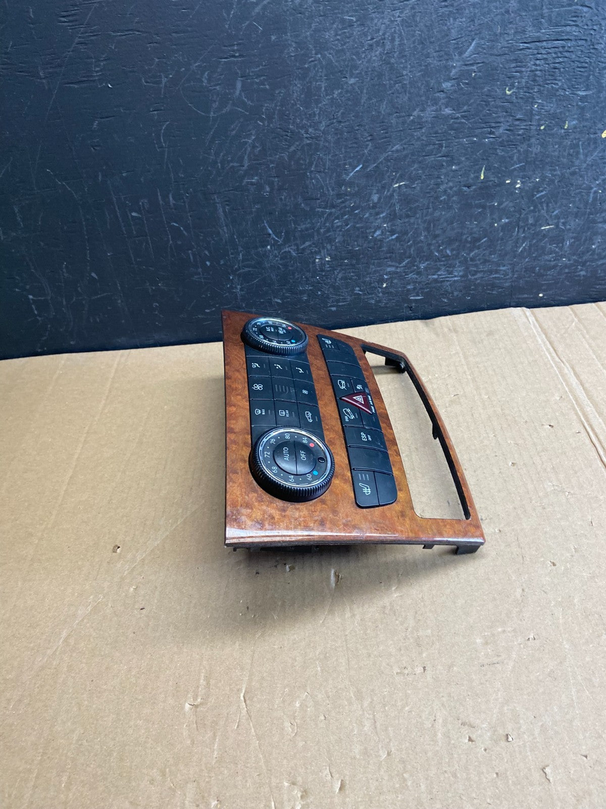 2007-2012 Mercedes X164 GL350 GL450 Climate Control Bezel Wood Switch AE4403 DG1