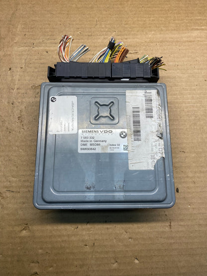 2007 to 2010 BMW N54 335i 135i Engine ECU ECM Computer Module 7583370 AD9817 DG0