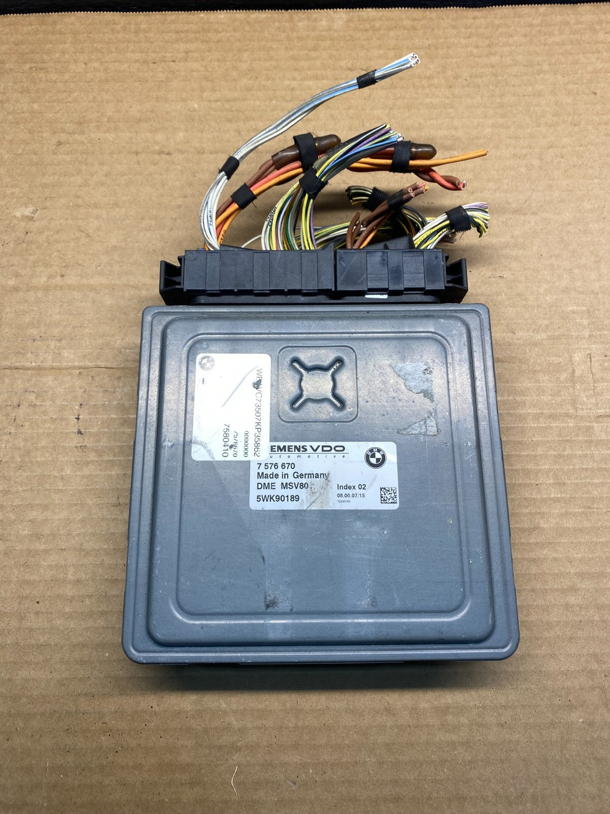 2007 to 2011 Bmw 328i X3 Ecm Ecu Engine Computer Module af7744 DG0