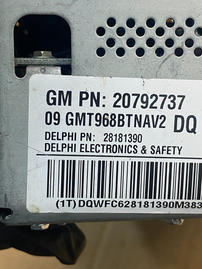 2007 to 2014 Chevrolet GMC Cadillac Radio Navigation Screen Display AH1738 DG7