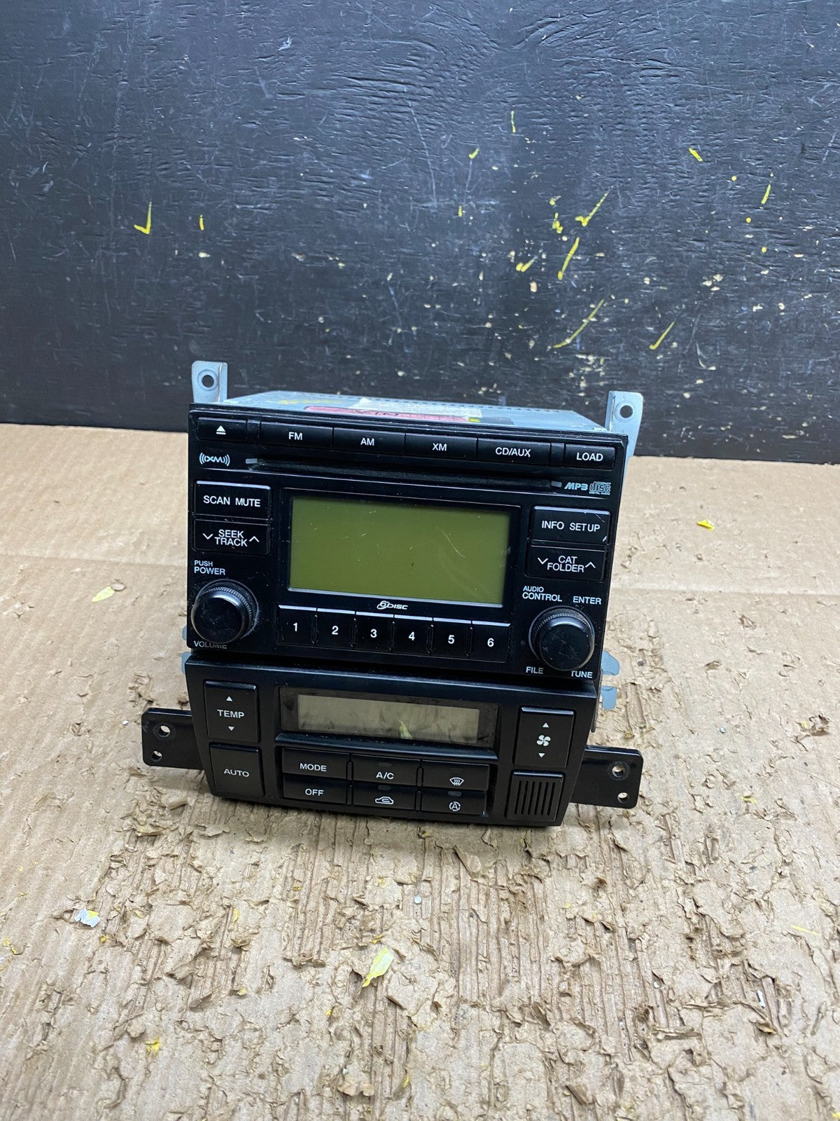 2006 to 2009 Hyundai Tucson FM Radio Single CD Player 96175-2E810 W0005 PS0