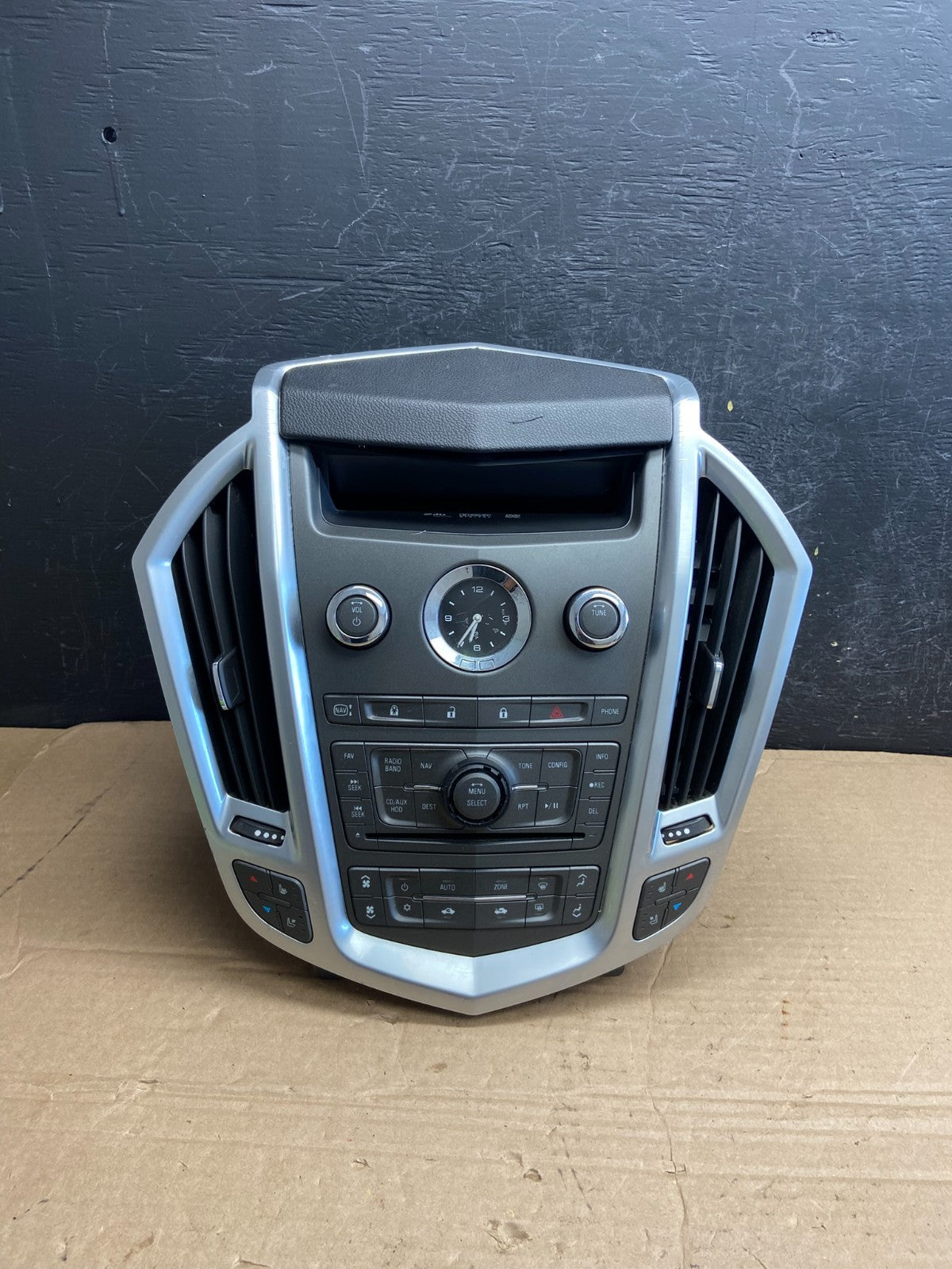 2010-2012 Cadillac SRX A/C Heater Radio Climate Control Panel Bezel OE AF1970 DG0