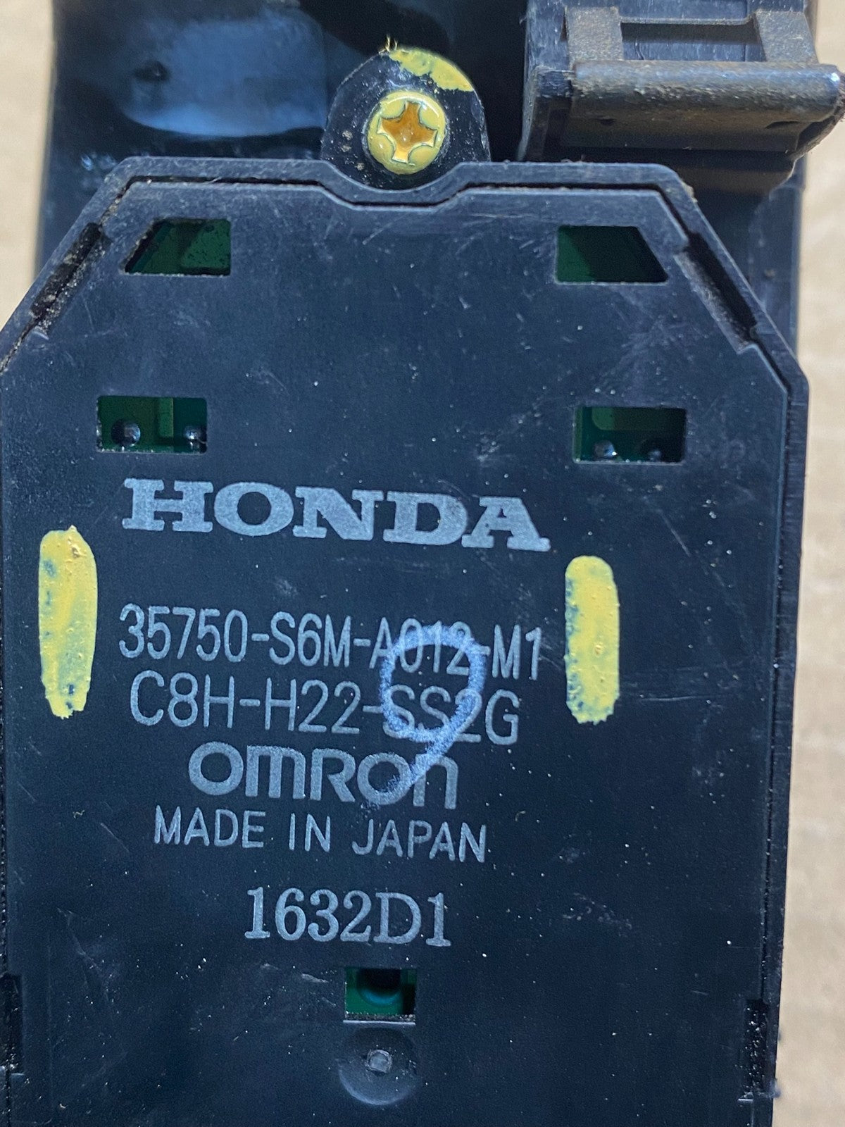 2002 to 2006 Acura RSX Left Driver Power Window Master Switch AF7775 DG4