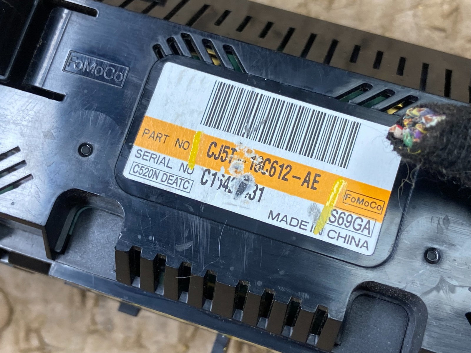 2013 2014 2015 Ford Escape Ac Heater Climate Control Temperature Oem W3433 DG5