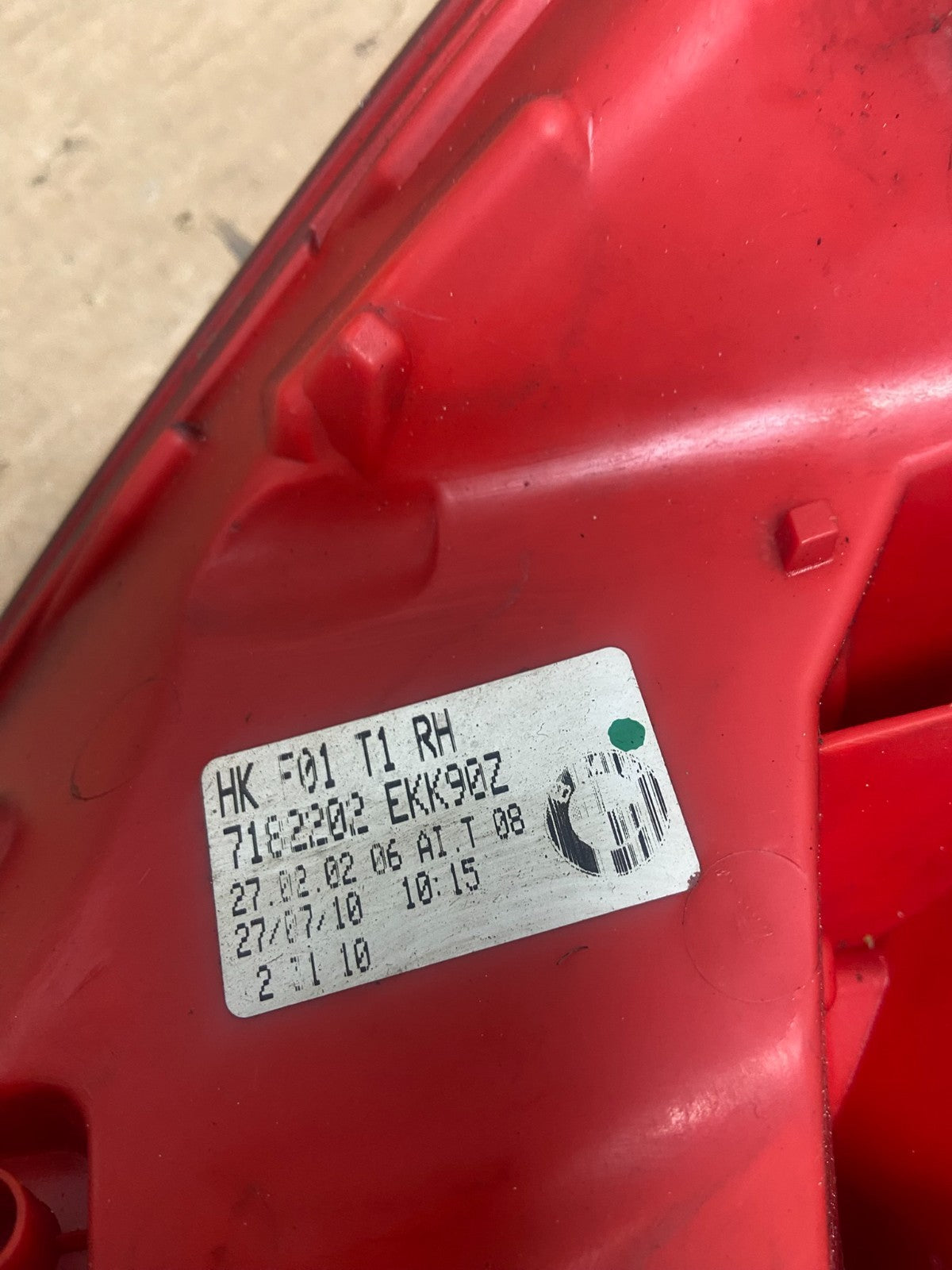 2009 to 2012 Bmw 7-Series F01 F02 750i Right Passenger Tail Light AA6840 DW7