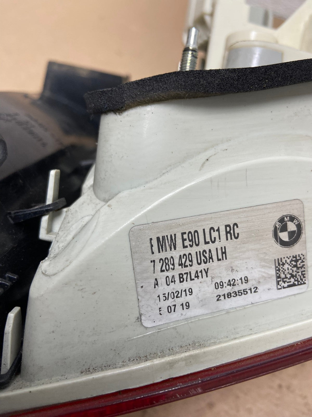 2009 2010 BMW 323i 325i 328i 335i 3 Series Left Driver Tail Light AF4855 LK6