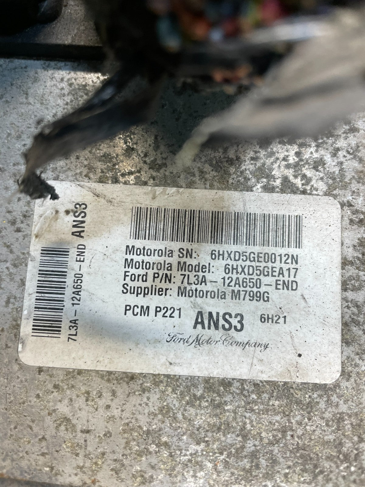 2006 Ford Van E150 E250 4.6L Engine Control Module ECU 7l3a-12a650-end T2522 DG3