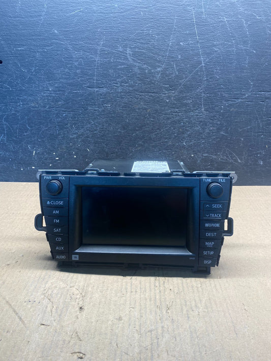 2010 to 2011 Toyota Prius Radio Stereo Receiver Aux CD Screen Player AH4787 DG0