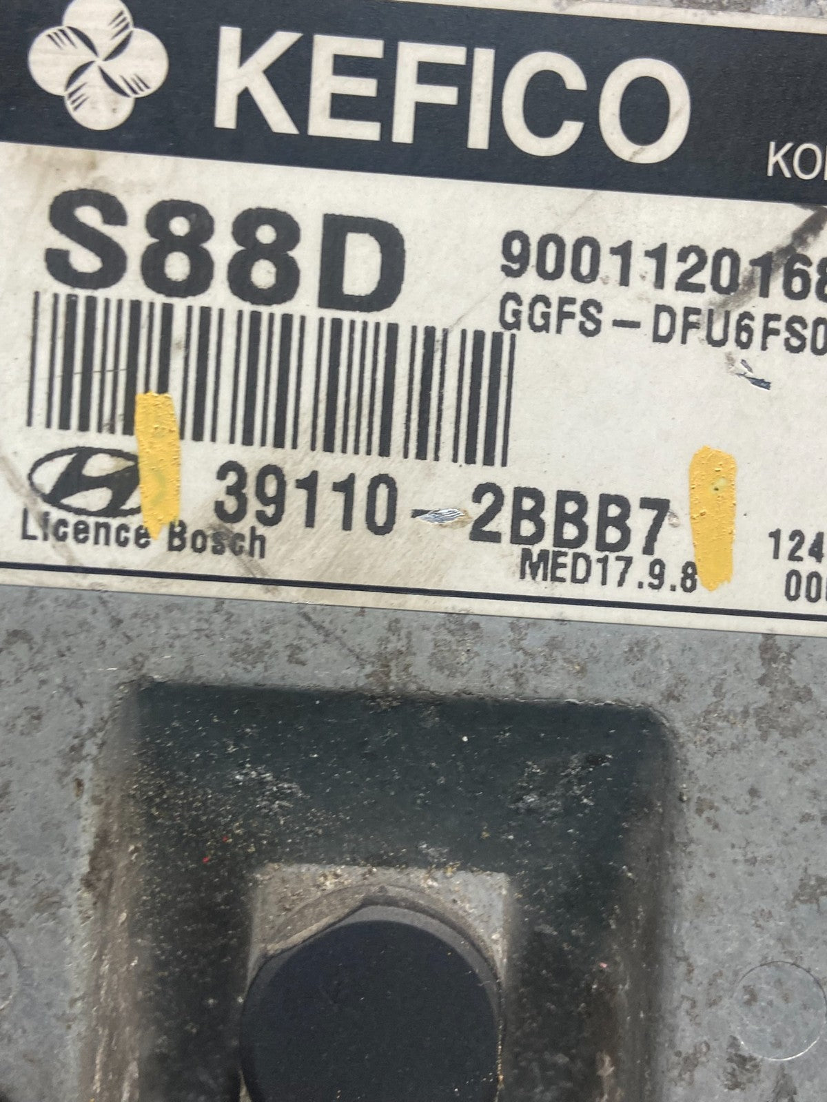 2012 to 2013 Hyundai Veloster Engine Computer Ecu Pcm Ecm Pcu ad1816 DG2