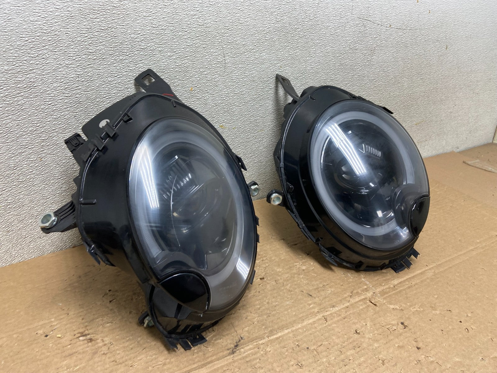 2007 to 2013 Mini Cooper Left+Right Set Xenon LED Black Headlight AB4935  DG2