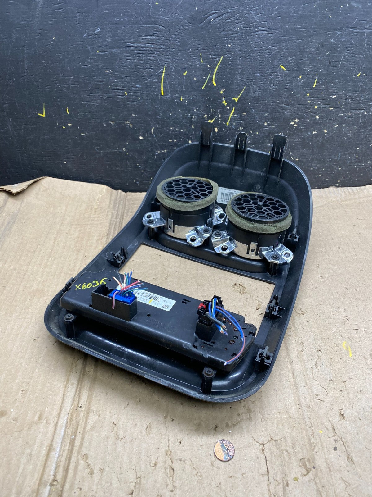 2011 to 2017 Jeep Compass Dash Climate Temperature Control Radio Bezel X6036  DG4