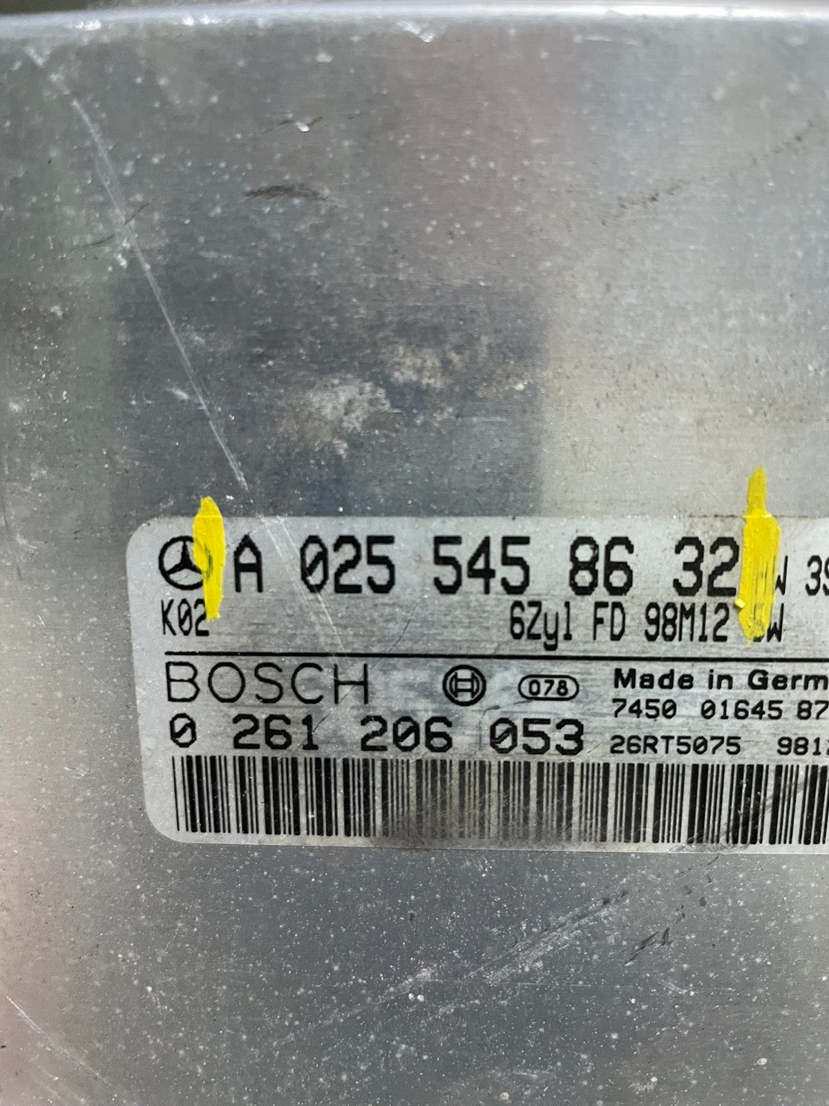 1998 2000 Mercedes Benz ML320 Engine Computer Ecu Ecm T2653 DG3