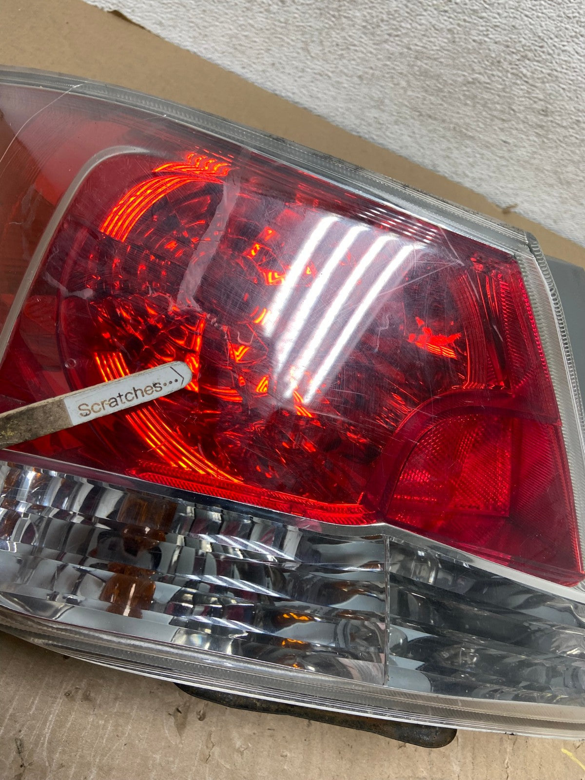 2008 to 2012 Honda Accord Sedan Tail light Left Driver LH Side AG8001 LK3