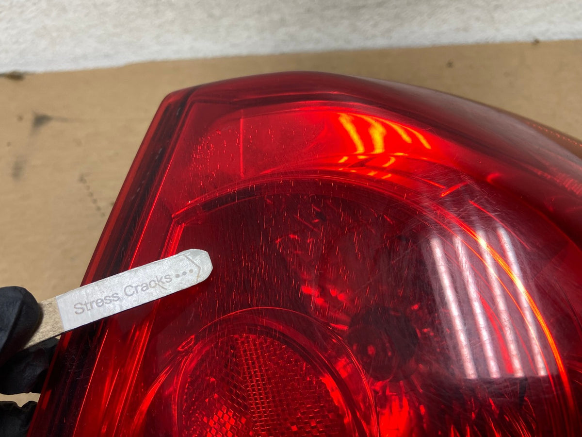 2006 - 2012 Chevrolet Impala Tail Light Right Passenger RH Side AH4272 LK4