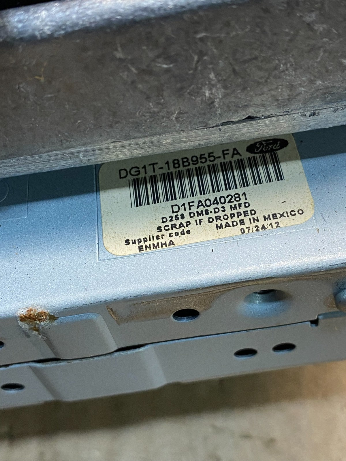 2013 to 2016 Ford Taurus Radio Information Display Screen Monitor aj0155 DG5