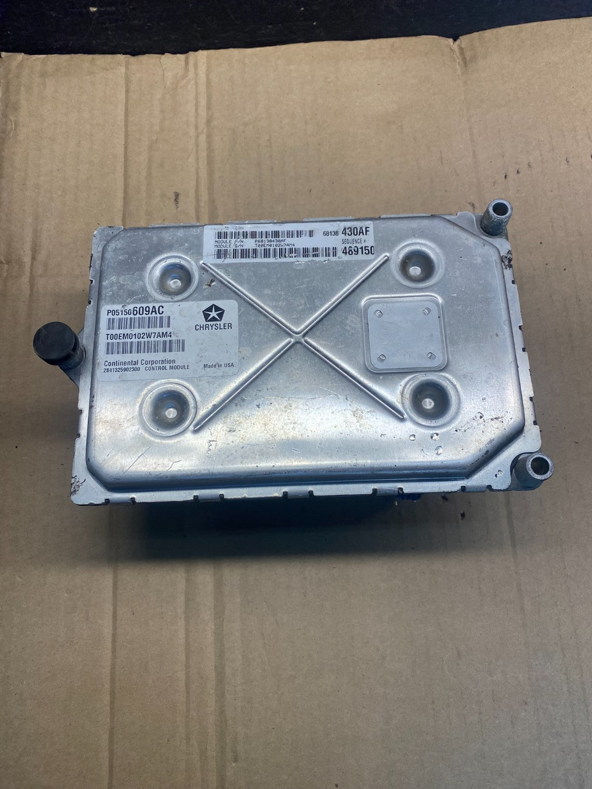 2012 Chrysler 300 Magnum Charger Engine Control Module ECM ECU AE2171 DG1