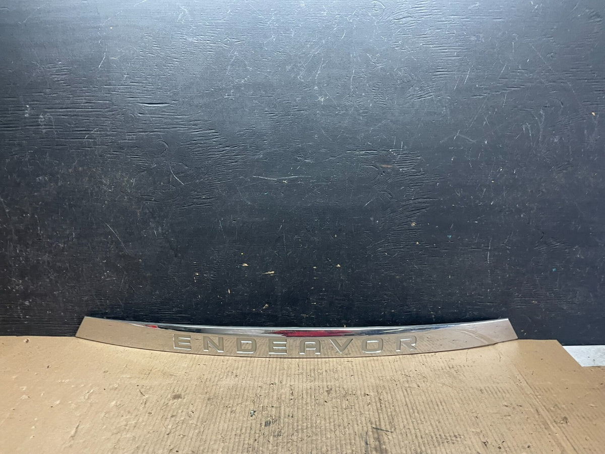 2010 Mitsubishi Endeavor Rear Chrome Trunk Trim Molding M6109 DG0