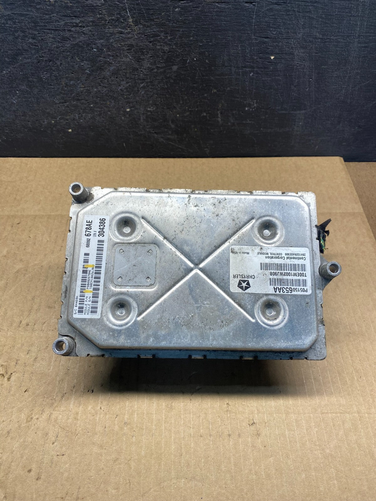 2011 2012 Dodge Journey 3.6L ECU ECM Engine Computer Module AG9567 DG1