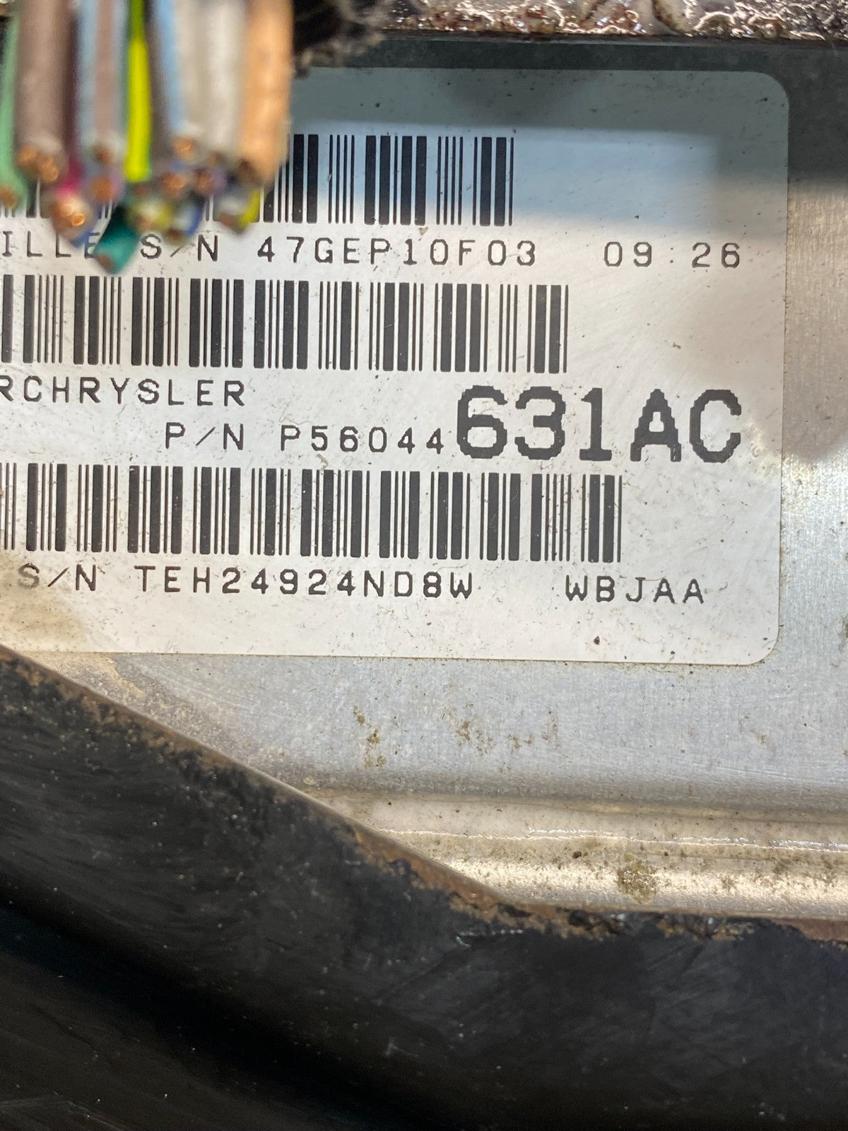 2003 Jeep Grand Cherokee 4.7L ECM ECU Engine Control Computer Modul AD7540 DG2