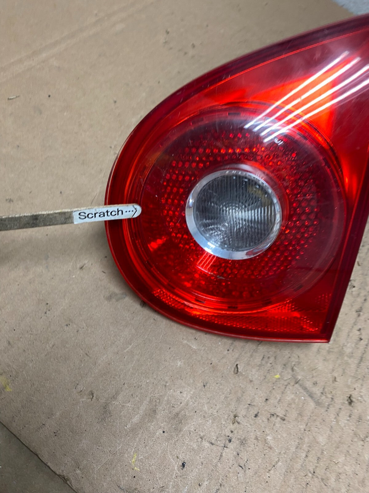 2006-2009 Volkswagen Golf Right Passenger Rh Tail Light Inner Trunk N1475 DW4