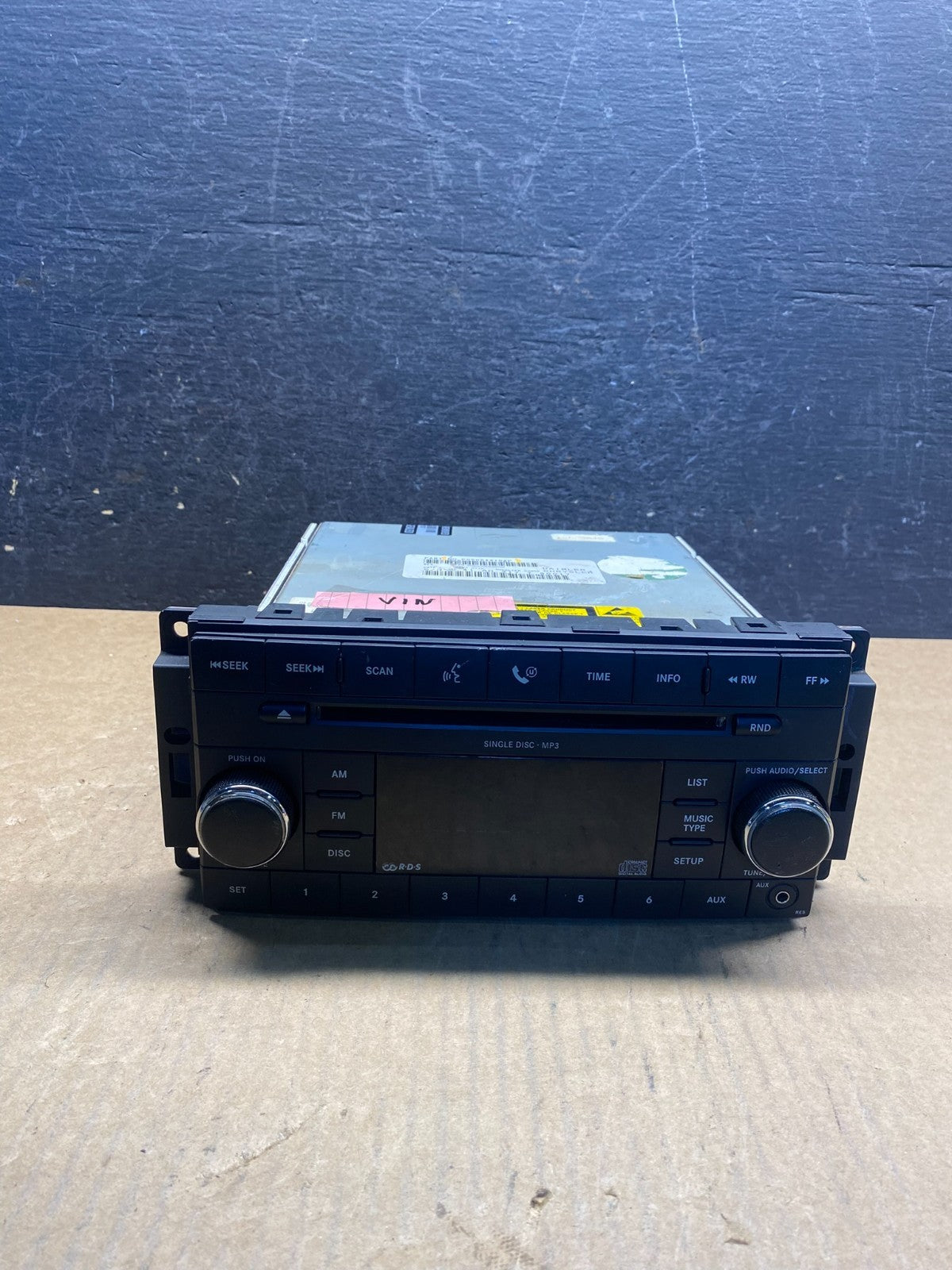 2007-2012 Chrysler Dodge Jeep Ram Radio CD MP3 AUX Receiver AG7383 DG0