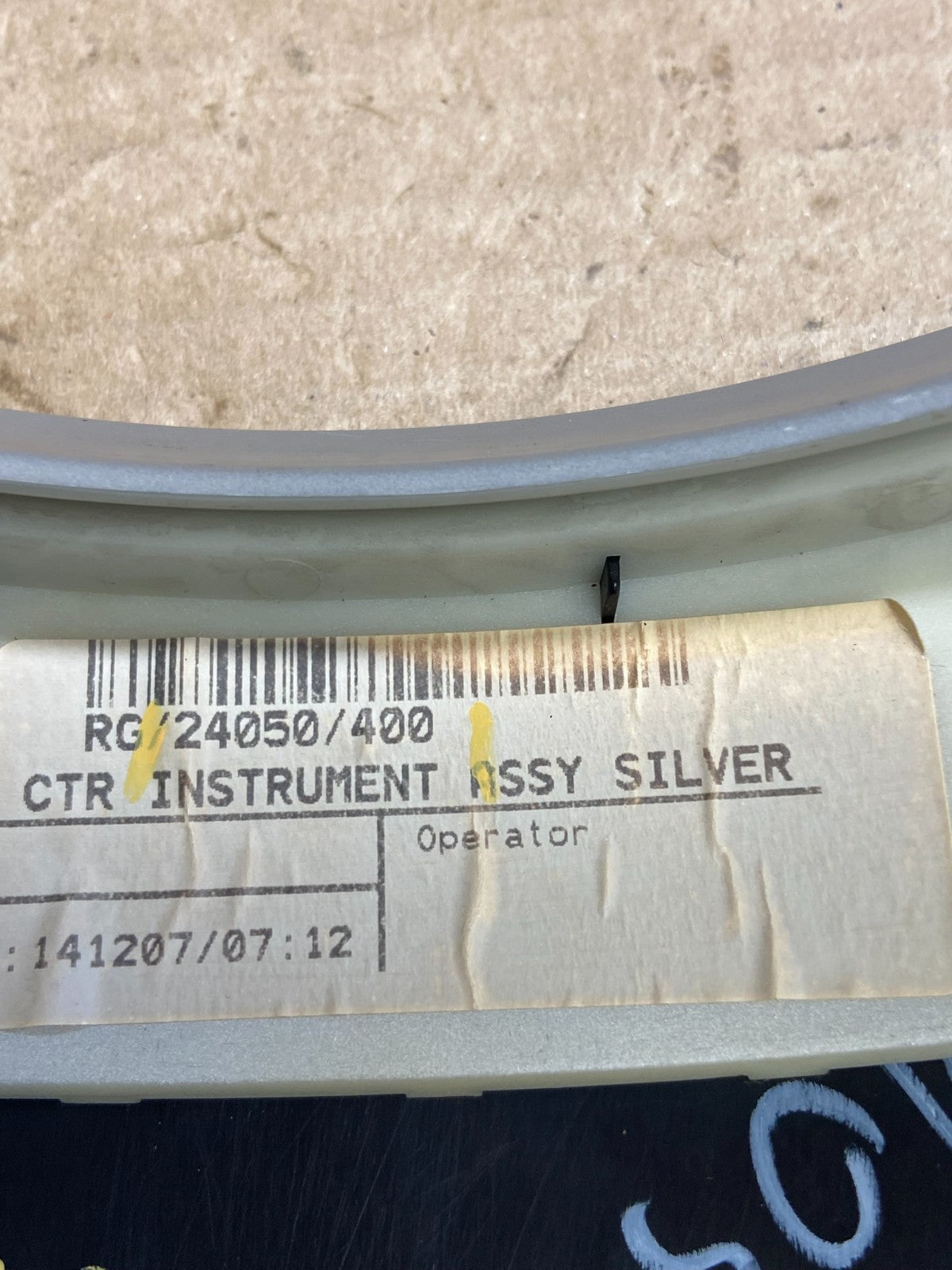 2007 to 2013 Mini Cooper Speedometer Cluster Gauge Bezel Trim P1864 DG4