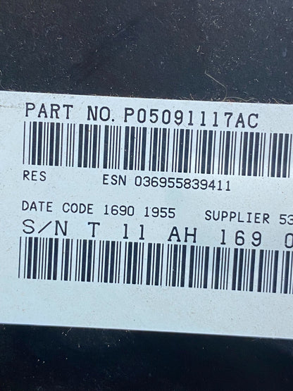 2007-2012 Chrysler Dodge Jeep Ram Radio CD MP3 AUX Receiver AE7399 DG6